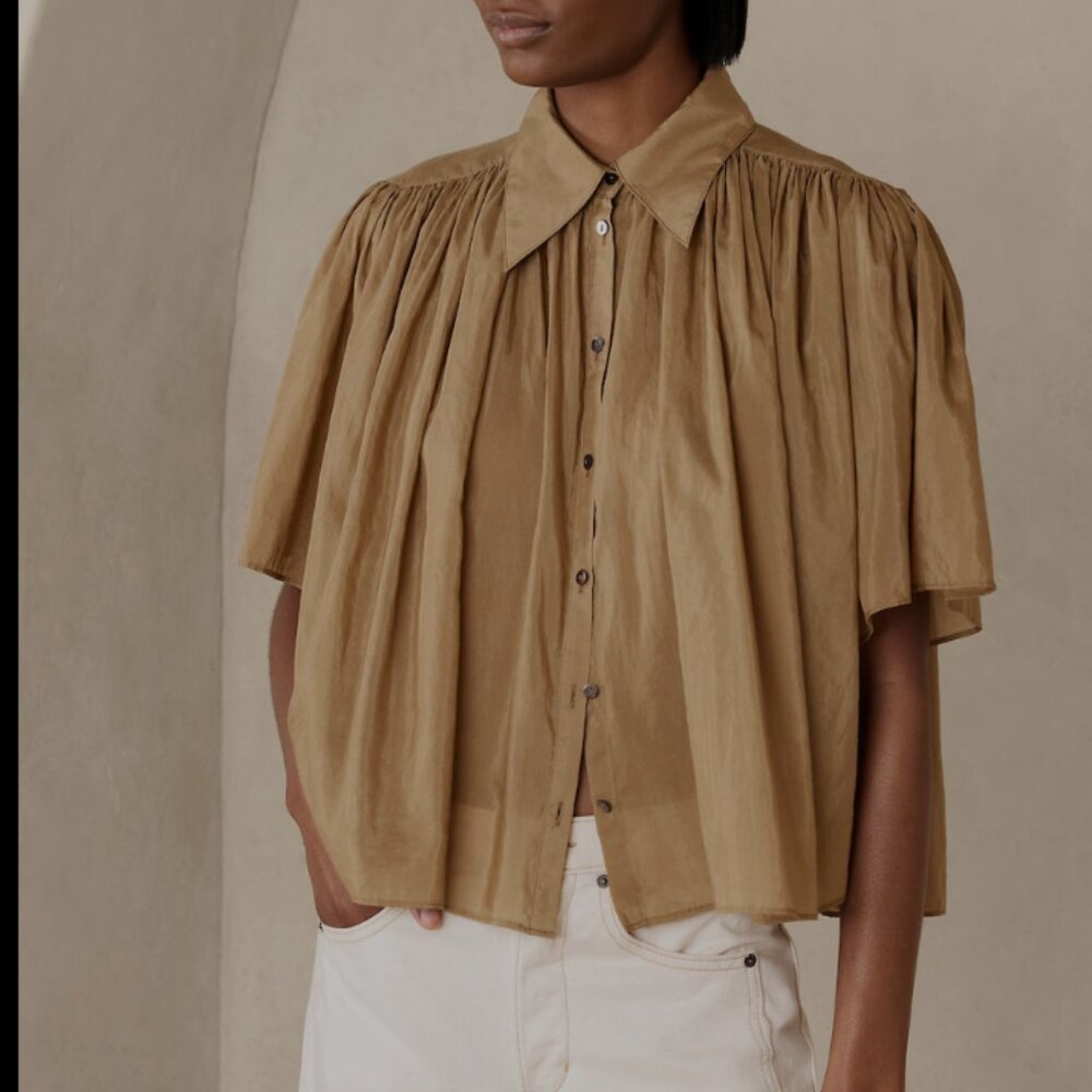 Banana Republic Rosalie Cotton Silk Top